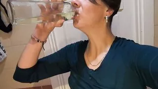 She pissed on me and in my mouth