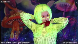 Wet Tattooed Raven Babe Sahron With Big Boobs Masturbates