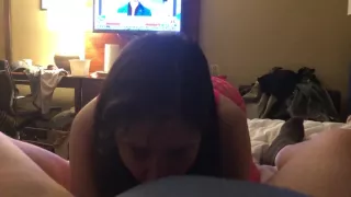 Latina Milf Beauty Gives Blowjob And Talks Dirty In