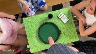 Totally Amateur Really Beautiful Very Sexy Girls Gives A Guy Handjob In Their Slutty Outfits For The Day On A Try On Haul Day