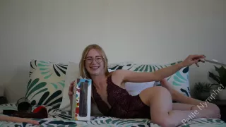 Dildo Tryout: Pounding My Pussy With Four New Toys Trailer - Petite Nymphet