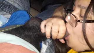 Latina, White, And Filipino Girl Takes Her First Bbc In Her Mouth