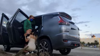 Car Sex In Public Parking Lot Cream Pie Anal Fucked