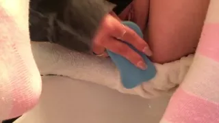 Amateur Solo Girl In Pink Socks