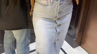 Wife takes huge double creampie from husband and friend