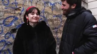 Sexy slim chick from Bordeaux having a hot hard sex