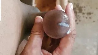 Many days later i handjob and v strong orgams cumshot