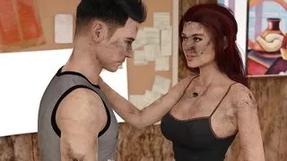 Above the clouds-Husband picks me up in the kitchen for our morning sex