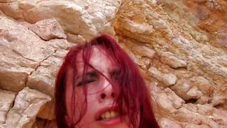 Redhead Slut Gets Pussy And Throat Fucked