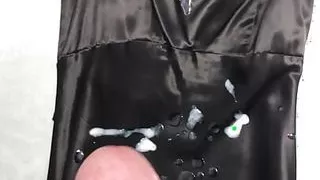 Schwarzer Sex, Bus, Kleid, Höschen, Öffentlicher Sex, Satin