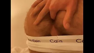 Horny Twink ass fingering and cumming hard