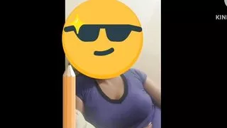 My big melons in my t shirt in blue kis ko ye mast lage