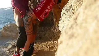 German crazy Mature Wife - Seduce to Outdoor Cheating Sex at the Beach