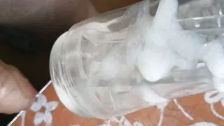 Cum eater , hard fuck , loud squelching of a silicone hole !