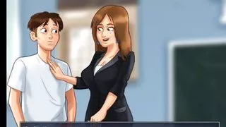 Summertime Saga Part 7 - The Horny Milf French Teacher