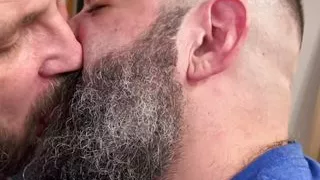 Two Hairy Buds Explore each others Bodies