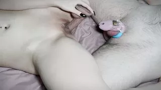 Lie down and watch me fuck myself with a dildo