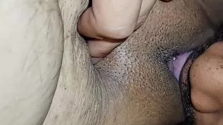 eating that sweet LatinaMilf pussy