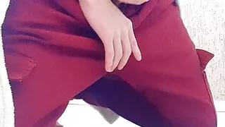 Teenage Boy Enjoying Hiding Outdoors