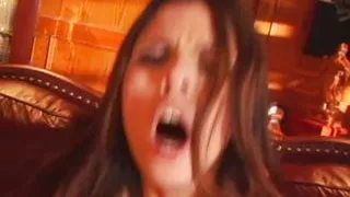 Two horny girls Shy Love and Prilla play with a big cock.