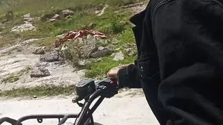 My wife told me let's go for a walk and then we don't stop fucking