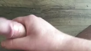Cumming, cock close up