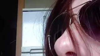 a short video with a condom