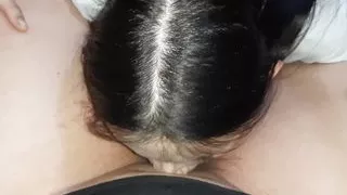 In the hookah paid with the waitress cunnilingus - Lesbian illusion