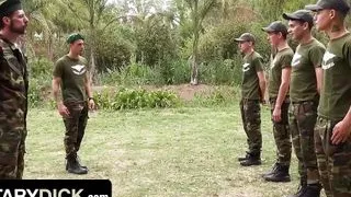 Mastering Basic Training & Basecamp - 69ing and Nude Push-Ups - MilitaryDick