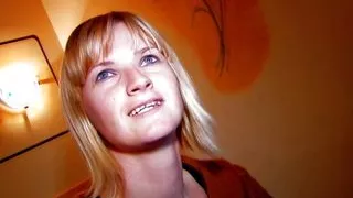 Amazing looking German lady loves receiving warm cum on her tits