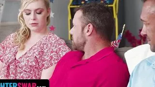 DaughterSwap - Adorable Girls Macy Meadows & Krissy Knight Swap Stepdads And Squirt On Their Cocks