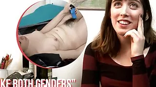 Ersties - Solo Brunette Babe Masturbates With a Toy