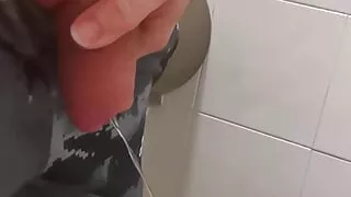 pissing in public toilet