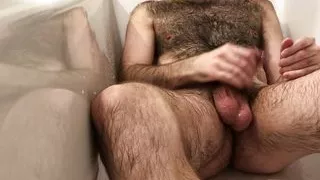 Furry Boy Cums Soaked In Piss