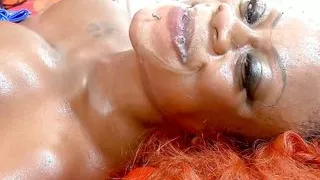 Curvy Ebony Fucks With A Big White Dick