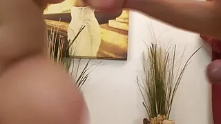 Superb German beauty makes her man explode