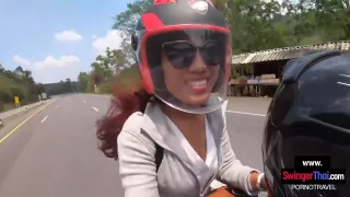 Big Ass Thai Amateur Girlfriend Sucks And Rides Her Boyfriends Big Dick