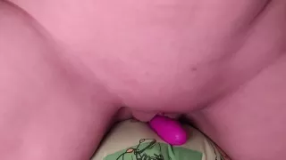 Close-up! Masturbation With A Pillow. Top Pose