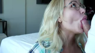 Sloppy Blowjob By Girl In Glasses