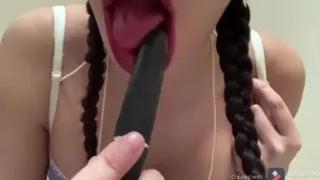 Sexy Girl Plays With Her Pussy With Vibrator Wishing It Was Dick