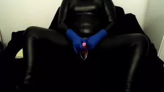 Masturbate With A Glove In My Pussy And Finished With A Toy
