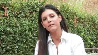 Anal lez seduced and fucked outdoor with dildo toys