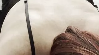 Mature Crossdresser Tvrose Black Pantyhose Thrusting Big Ass Wanting To Be Fucked Nice And Deep