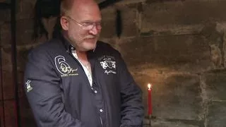 An old lady with a slim body gets her shaved pussy fisted