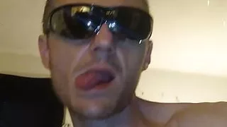 Busting a fat nut all over my sexy self