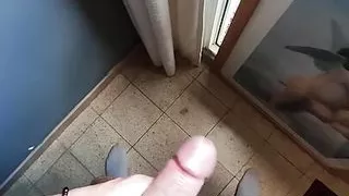 jerking off before work