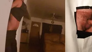 Straight daddy blown at glory hole