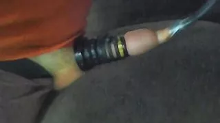 Foreskin Air Inflation Play With Cockrings