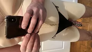 Sissy Dress, Corset and Cage