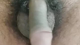 Desi Bhabhi jerk my cock in bathroom